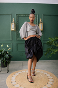 Ballon Gown Ruched skirt